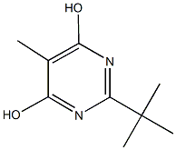 2-tert-butyl-5-methyl-4,6-pyrimidinediol,380626-85-7,结构式