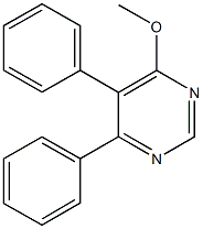 5,6-diphenyl-4-pyrimidinyl methyl ether Structure