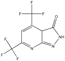 4,6-bis(trifluoromethyl)-2,3a-dihydro-3H-pyrazolo[3,4-b]pyridin-3-one Structure