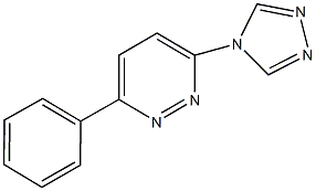 3-phenyl-6-(4H-1,2,4-triazol-4-yl)pyridazine Struktur