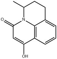 7-hydroxy-3-methyl-2,3-dihydro-1H,5H-pyrido[3,2,1-ij]quinolin-5-one Struktur