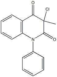 3-chloro-3-methyl-1-phenyl-2,4(1H,3H)-quinolinedione|