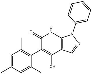 4-hydroxy-5-mesityl-1-phenyl-1,7-dihydro-6H-pyrazolo[3,4-b]pyridin-6-one|