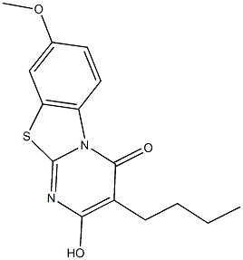 3-butyl-2-hydroxy-8-methoxy-4H-pyrimido[2,1-b][1,3]benzothiazol-4-one|