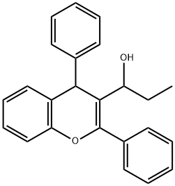 1-(2,4-diphenyl-4H-chromen-3-yl)-1-propanol Structure