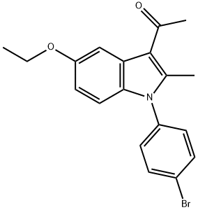 1-[1-(4-bromophenyl)-5-ethoxy-2-methyl-1H-indol-3-yl]ethanone|