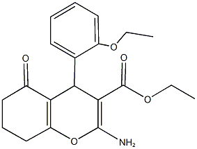 ethyl 2-amino-4-(2-ethoxyphenyl)-5-oxo-5,6,7,8-tetrahydro-4H-chromene-3-carboxylate|