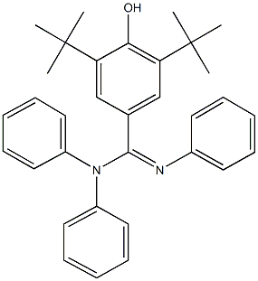 3,5-ditert-butyl-4-hydroxy-N,N,N'-triphenylbenzenecarboximidamide,380651-64-9,结构式