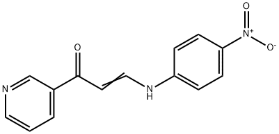 3-{4-nitroanilino}-1-(3-pyridinyl)-2-propen-1-one Structure
