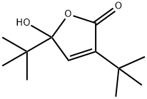 3,5-ditert-butyl-5-hydroxy-2(5H)-furanone 结构式