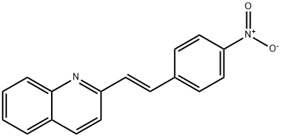 2-(2-{4-nitrophenyl}vinyl)quinoline Structure