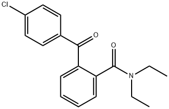 2-(4-chlorobenzoyl)-N,N-diethylbenzamide 结构式