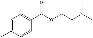 2-(dimethylamino)ethyl 4-methylbenzoate Structure