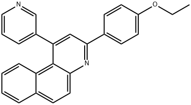 3-(4-ethoxyphenyl)-1-pyridin-3-ylbenzo[f]quinoline Struktur