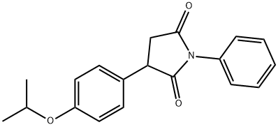 3-(4-isopropoxyphenyl)-1-phenyl-2,5-pyrrolidinedione,381705-92-6,结构式