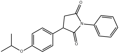 3-(4-isopropoxyphenyl)-1-phenyl-2,5-pyrrolidinedione|