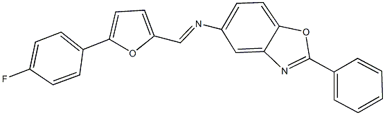 382159-20-8 N-{[5-(4-fluorophenyl)-2-furyl]methylene}-N-(2-phenyl-1,3-benzoxazol-5-yl)amine