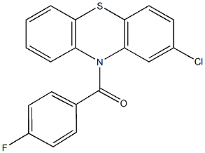 2-chloro-10-(4-fluorobenzoyl)-10H-phenothiazine,382174-47-2,结构式