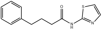 4-phenyl-N-(1,3-thiazol-2-yl)butanamide Structure
