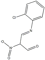 3-[(2-chlorophenyl)imino]-2-nitropropanal|