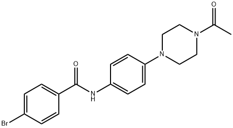 N-[4-(4-acetylpiperazin-1-yl)phenyl]-4-bromobenzamide|