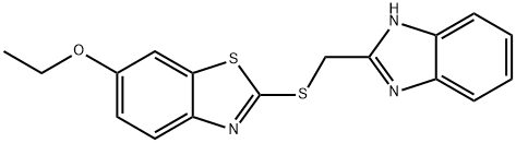 2-[(1H-benzimidazol-2-ylmethyl)sulfanyl]-6-ethoxy-1,3-benzothiazole Structure