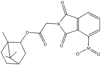 1,7,7-trimethylbicyclo[2.2.1]hept-2-yl {4-nitro-1,3-dioxo-1,3-dihydro-2H-isoindol-2-yl}acetate|