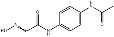 N-[4-(acetylamino)phenyl]-2-(hydroxyimino)acetamide Structure