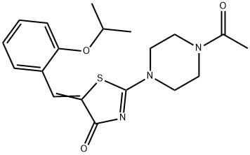 384358-88-7 2-(4-acetyl-1-piperazinyl)-5-(2-isopropoxybenzylidene)-1,3-thiazol-4(5H)-one