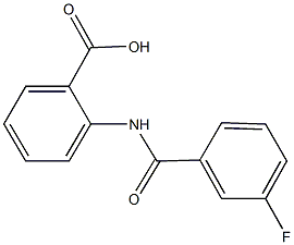 2-[(3-fluorobenzoyl)amino]benzoic acid|