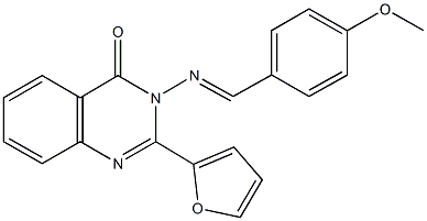 384844-70-6 2-(2-furyl)-3-[(4-methoxybenzylidene)amino]-4(3H)-quinazolinone