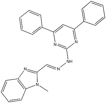 384846-16-6 1-methyl-1H-benzimidazole-2-carbaldehyde (4,6-diphenyl-2-pyrimidinyl)hydrazone