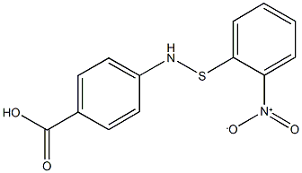 4-[({2-nitrophenyl}sulfanyl)amino]benzoic acid Structure