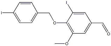 384859-44-3 3-iodo-4-[(4-iodobenzyl)oxy]-5-methoxybenzaldehyde