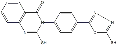 2-mercapto-3-[4-(5-mercapto-1,3,4-oxadiazol-2-yl)phenyl]quinazolin-4(3H)-one|