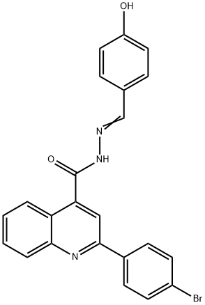 2-(4-bromophenyl)-N'-(4-hydroxybenzylidene)-4-quinolinecarbohydrazide|