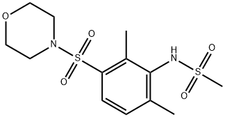 N-[2,6-dimethyl-3-(morpholin-4-ylsulfonyl)phenyl]methanesulfonamide,385381-20-4,结构式