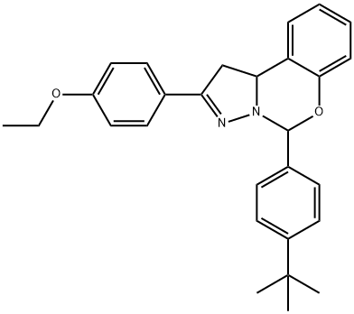 5-(4-tert-butylphenyl)-2-(4-ethoxyphenyl)-1,10b-dihydropyrazolo[1,5-c][1,3]benzoxazine|