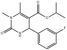 isopropyl 4-(3-fluorophenyl)-1,6-dimethyl-2-oxo-1,2,3,4-tetrahydro-5-pyrimidinecarboxylate|