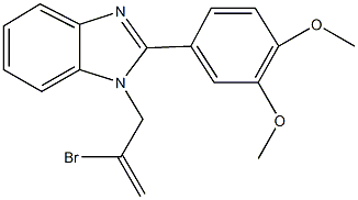 1-(2-bromoprop-2-enyl)-2-(3,4-dimethoxyphenyl)-1H-benzimidazole|