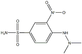 4-(2,2-dimethylhydrazino)-3-nitrobenzenesulfonamide Structure