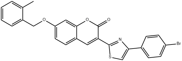 385419-58-9 3-[4-(4-bromophenyl)-1,3-thiazol-2-yl]-7-[(2-methylbenzyl)oxy]-2H-chromen-2-one