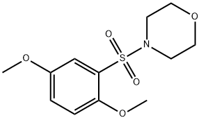4-[(2,5-dimethoxyphenyl)sulfonyl]morpholine Structure