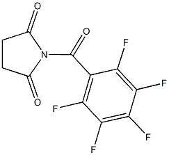 1-(2,3,4,5,6-pentafluorobenzoyl)pyrrolidine-2,5-dione|