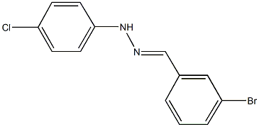 3-bromobenzaldehyde (4-chlorophenyl)hydrazone,386272-07-7,结构式