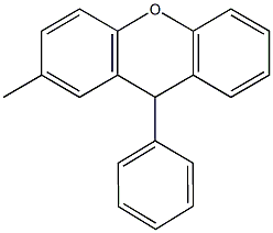 2-methyl-9-phenyl-9H-xanthene,38731-97-4,结构式