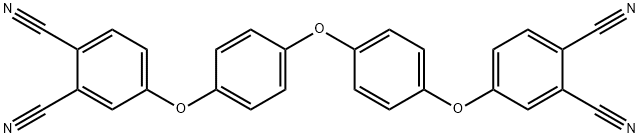 4-{4-[4-(3,4-dicyanophenoxy)phenoxy]phenoxy}phthalonitrile Structure