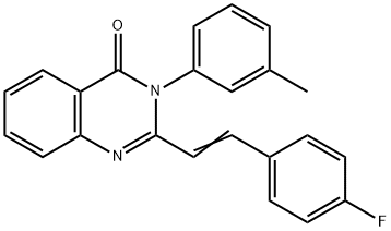 2-[2-(4-fluorophenyl)vinyl]-3-(3-methylphenyl)-4(3H)-quinazolinone|