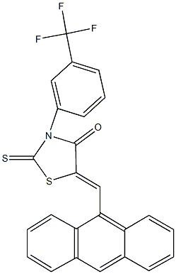 388633-73-6 5-(9-anthrylmethylene)-2-thioxo-3-[3-(trifluoromethyl)phenyl]-1,3-thiazolidin-4-one