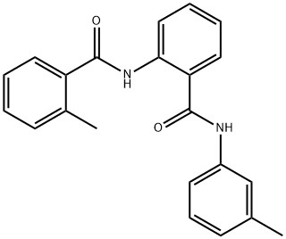 2-[(2-methylbenzoyl)amino]-N-(3-methylphenyl)benzamide Structure